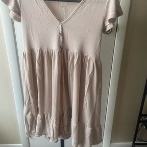 Cream colored sundress